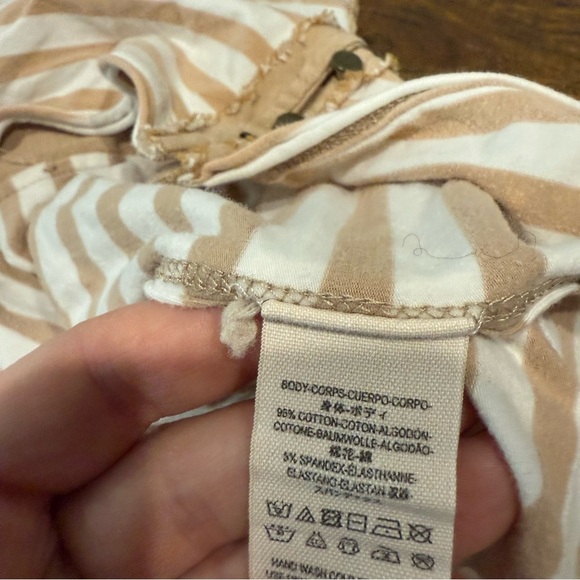 Free People Mylo Striped Faux Button Halter Top - Picture 8 of 9